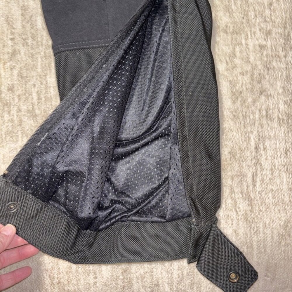 Marsee Kevlar Dupont Armor Padded Motorcycle Pants - Size 32 Small Black Safety - Picture 8 of 10